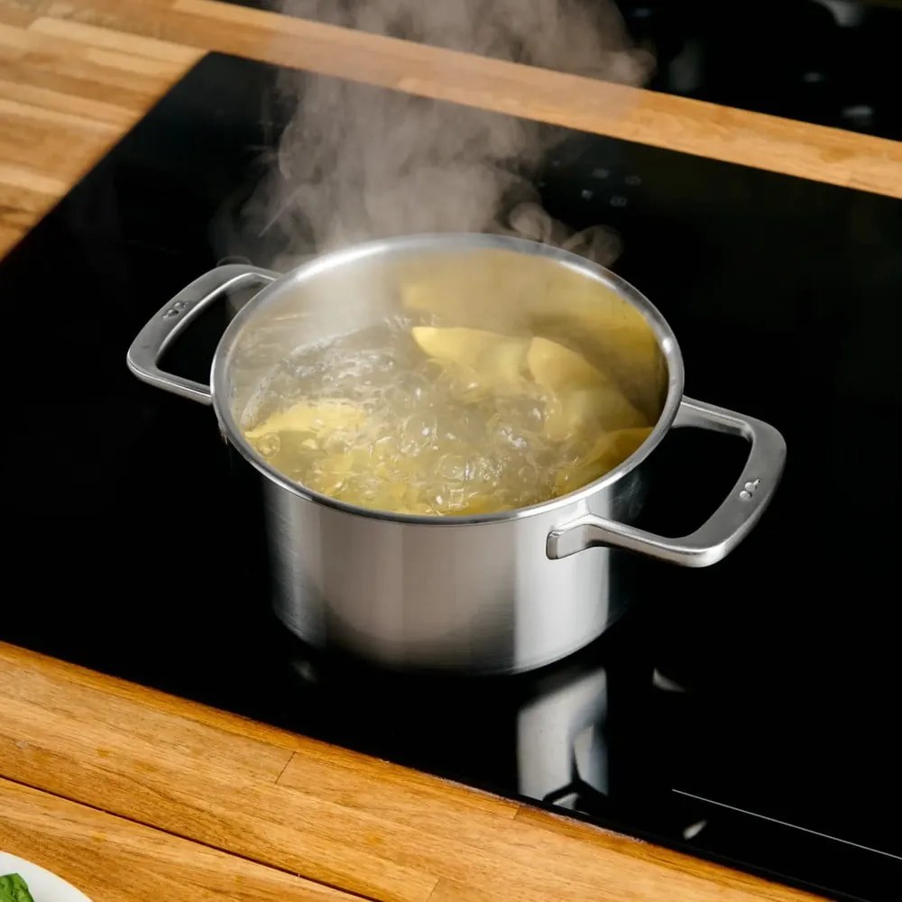 Garnek ze stali nierdzewnej z pokrywką odpowiedni na indukcję 3 l Lucca 3.0 – FABINI