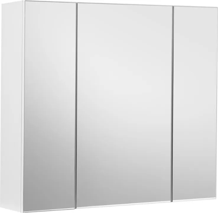 Szafka łazienkowa z lustrem SELENE, 60x15x55cm, biała Vasagle