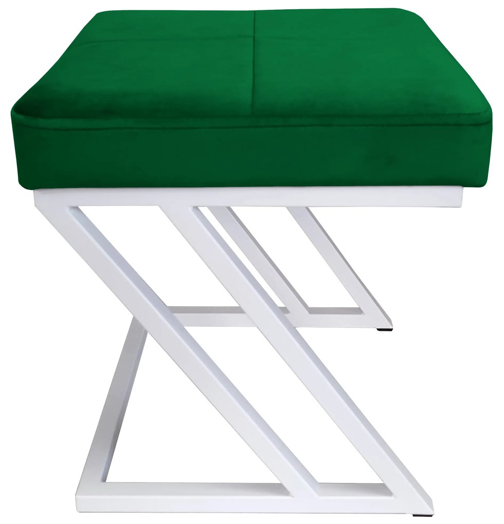 Pufa ZETA LOFT taboret podnóżek podstawa biała MG25