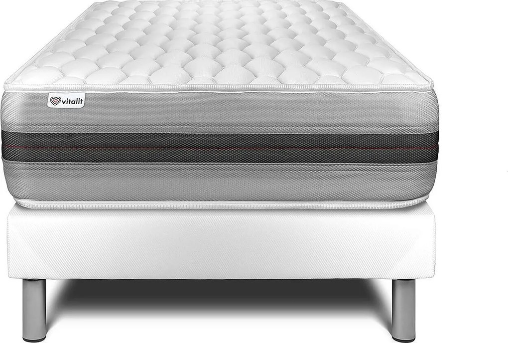 lózka z materacem VITAL SPRING RECOVER 120 x 190 cm Rama lózka Bialy