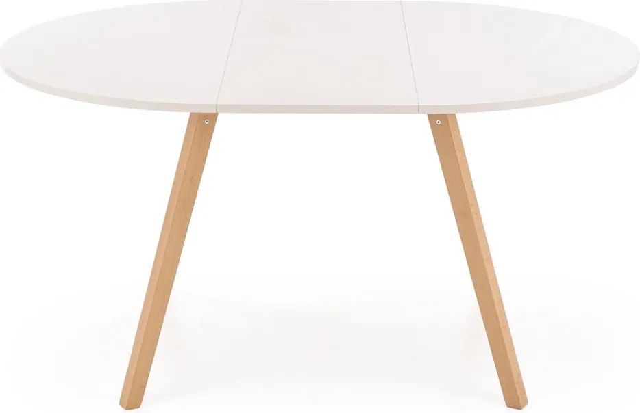 Okrągły rozkładany stół z kaszmirowym blatem Ruben Halmar