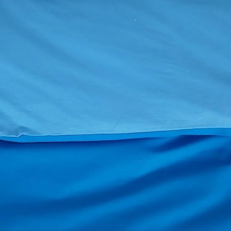 B.E.S. Petrovice Bawełniana pościel Double face kobalt/niebieska