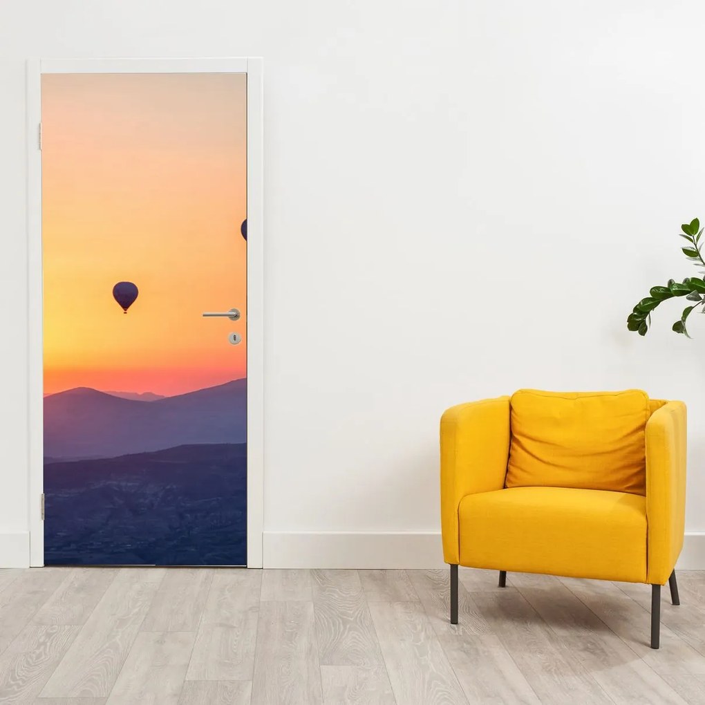 Fototapeta na drzwi - Balony na ogrzane powietrze (95x205cm)