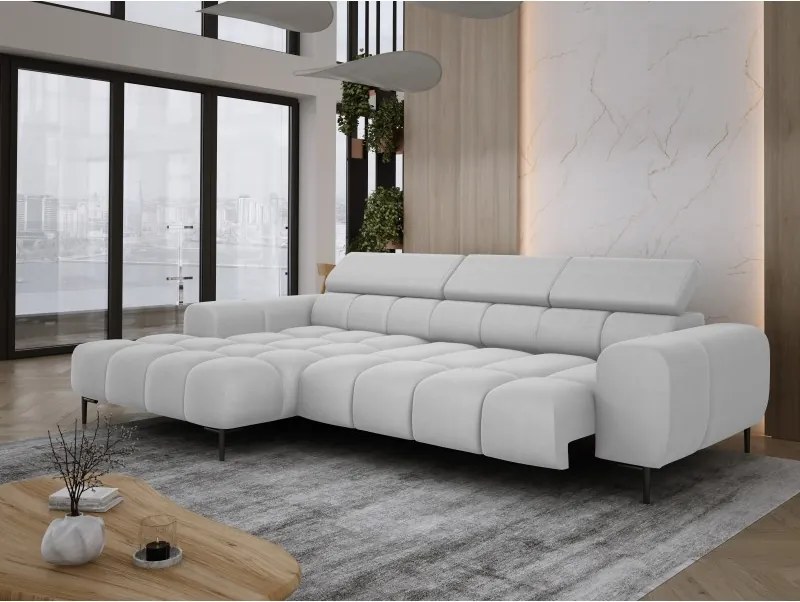 Narożnik PLAZA MINI Lewostronny w tkaninie SOLAR 80 WERSAL