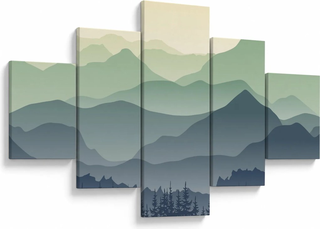 Obraz - Forest Mountain (125x70 cm)