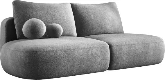 Sofa BABU Kanapa z funkcja spania i pojemnikiem w tkaninie APHRODITE 22 kolor POPIELATY