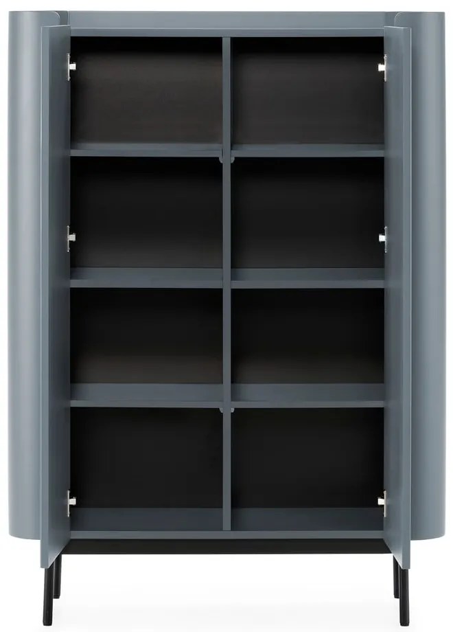 Szaroniebieska szafka 100x140x40 cm Willa – MOME