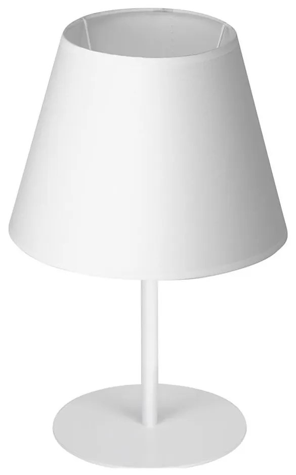 Lampa stołowa ARDEN 1xE27/60W/230V pr. 20 cm biała