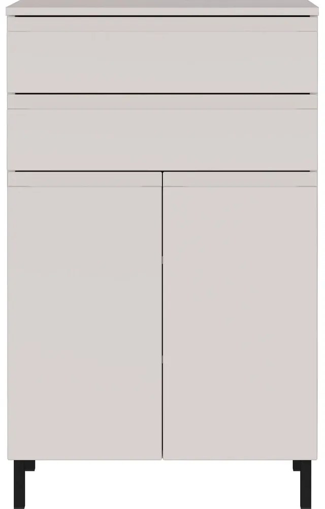 Kremowa wysoka szafka łazienkowa 60x97 cm Salinas – Germania