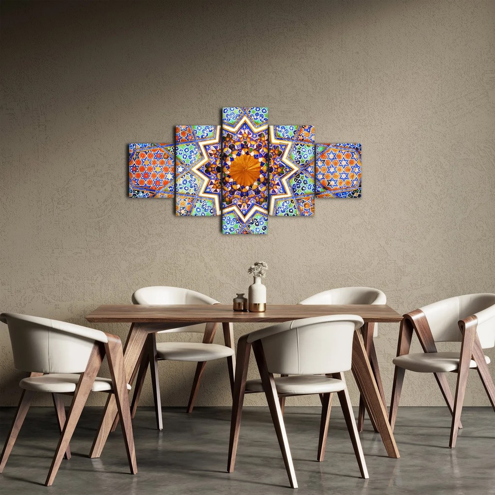 Obraz mozaiki (125x70 cm)