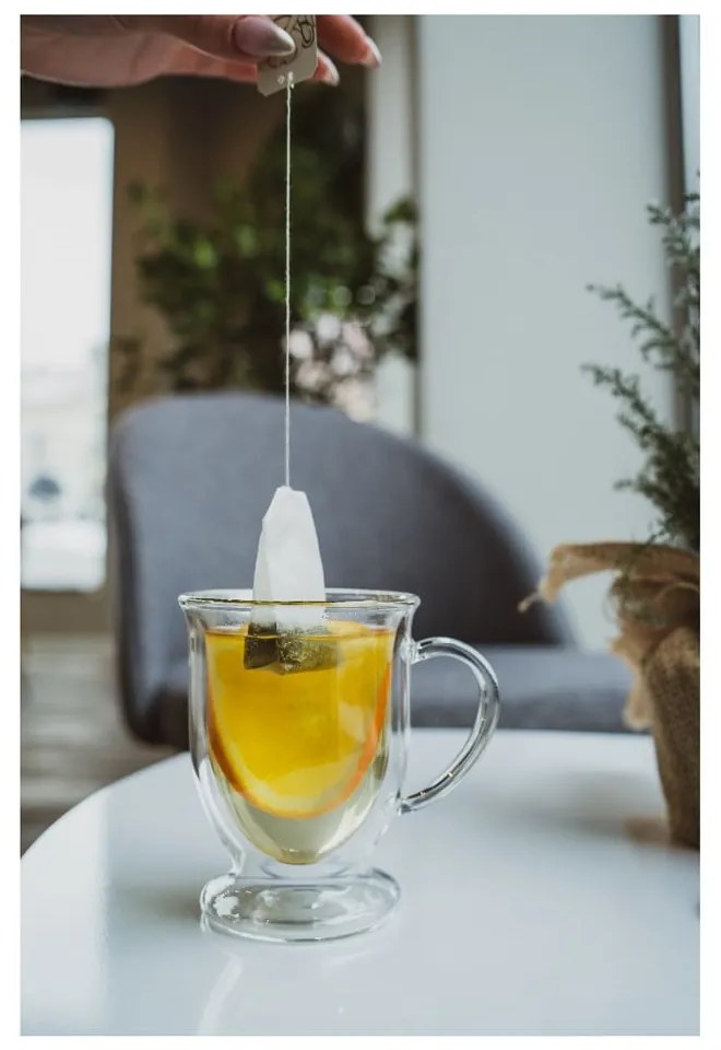 Szklanek kubki do latte z podwójną/z ścianką zestaw 2 szt. 250 ml Amo – Vialli Design