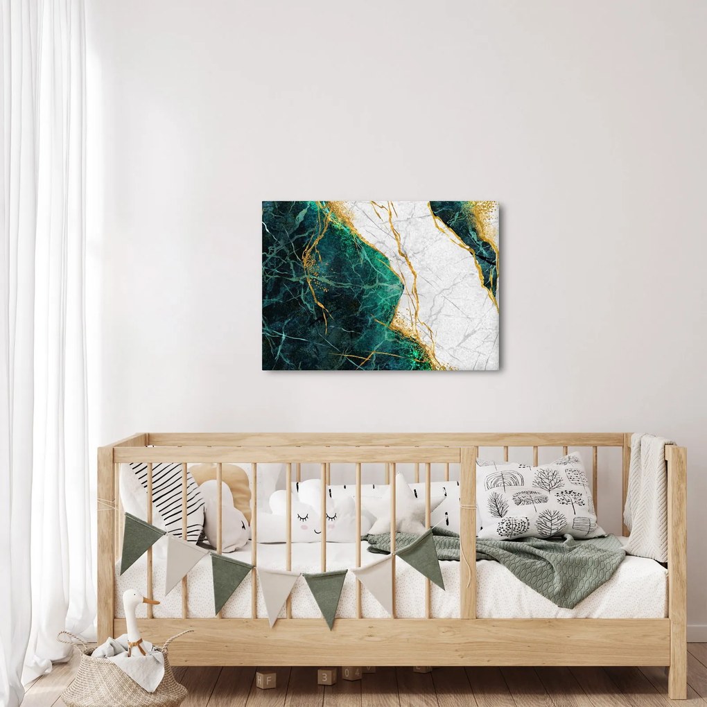 Obraz - Turkusowy marmur (70x50 cm)