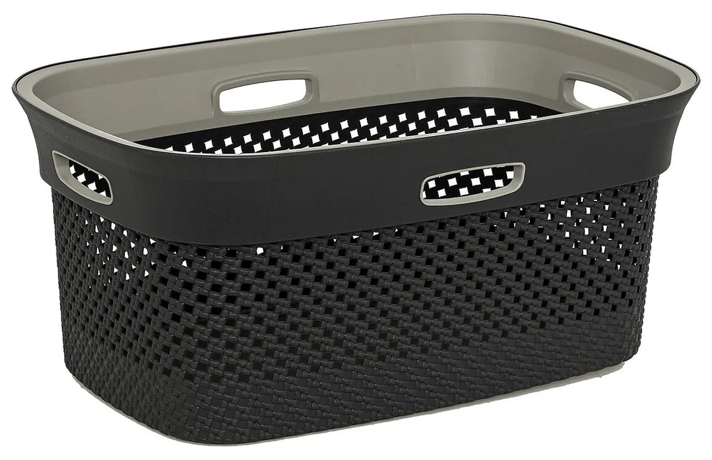 Kosz na pranie z uchwytami HAMPER, 45 l
