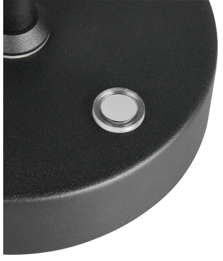 Czarna lampa stołowa LED (wysokość 45 cm) Moreno – Reality