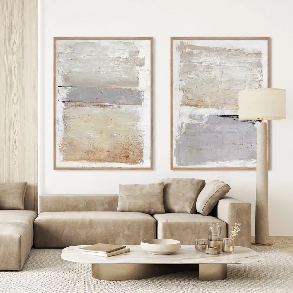 Ręcznie malowany obraz 90x120 cm Scenario 2 – Malerifabrikken