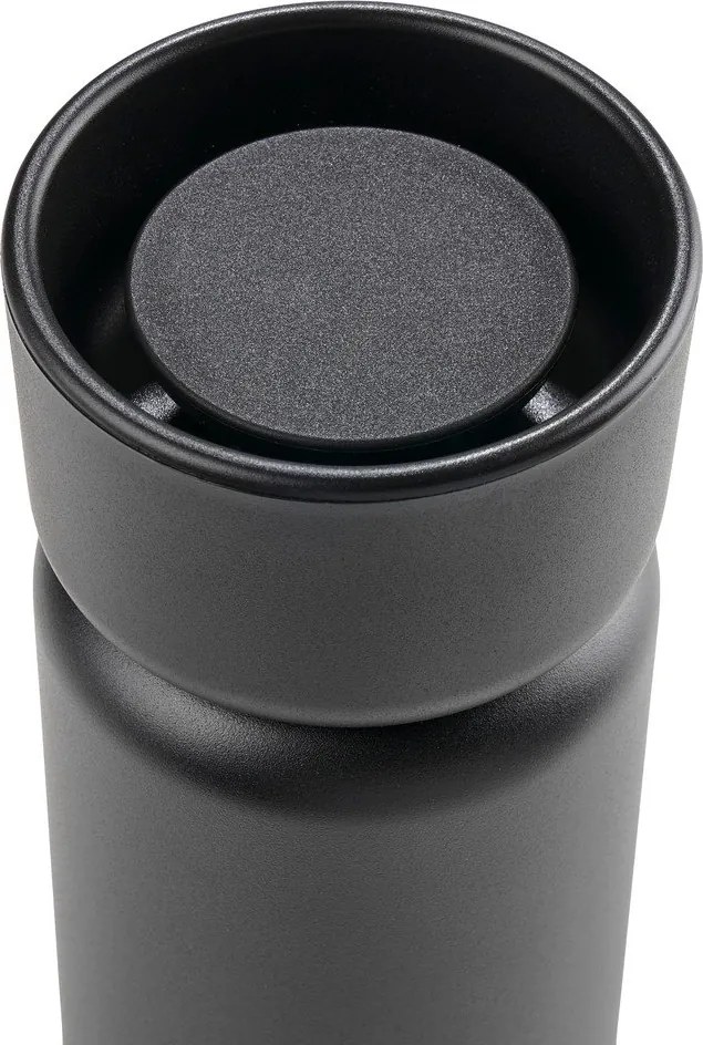 Czarny kubek termiczny ze stali nierdzewnej 400 ml Singles – Zone