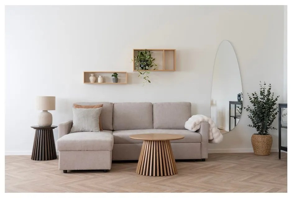 Kremowy koc ze sztucznego futra 130x180 cm Galena – House Nordic