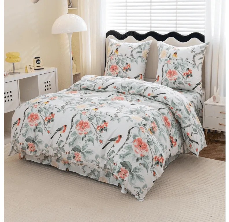 PrzytulneMieszkanie.pl PrzytulneMieszkanie.pl Pościel z mikrofibry PETALIA kolorowa Rozmiar pościeli: 70 x 90 cm | 140 x 220 cm