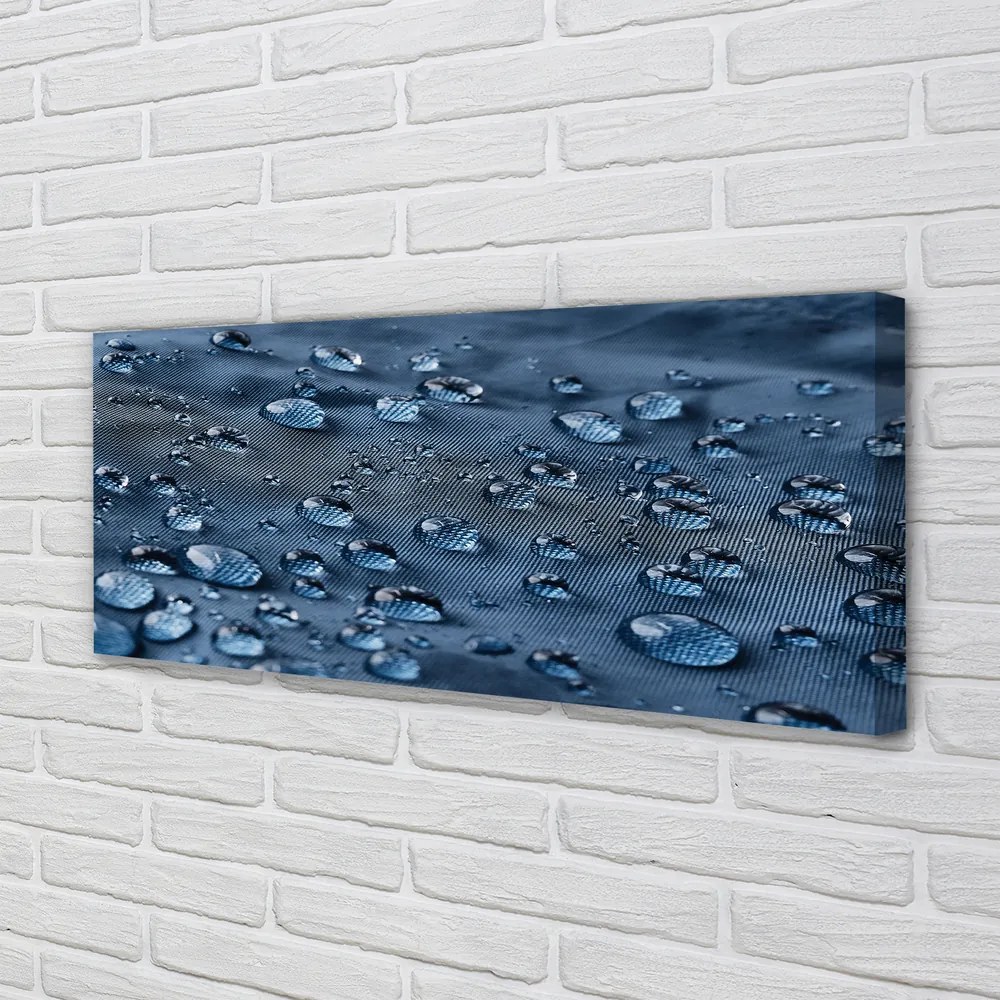 Fotoobraz na płótnie Mikroświat Kropli Wody