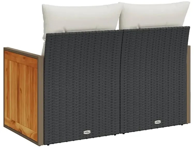 Sofa ogrodowa z białymi poduszkami - Sydnet 5X