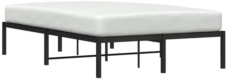 Czarne Metalowe Łóżko 120X200 Cm C5-T76