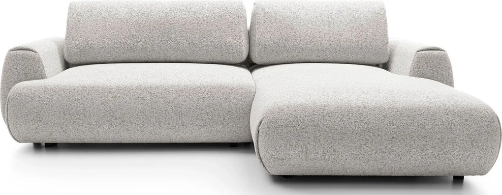 Jasnoszary narożnik nowoczesny rozkładany F4-F08