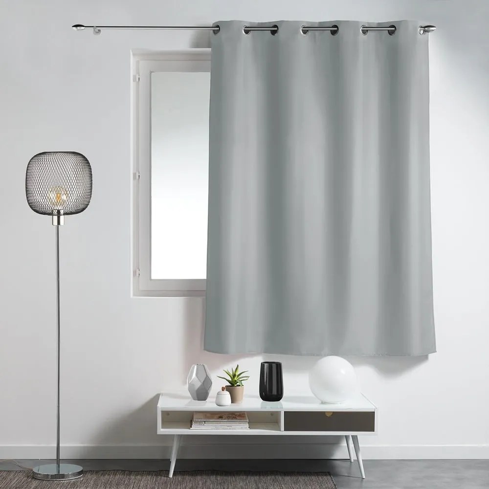 Szara zasłona 140x180 cm Essentiel – douceur d'intérieur
