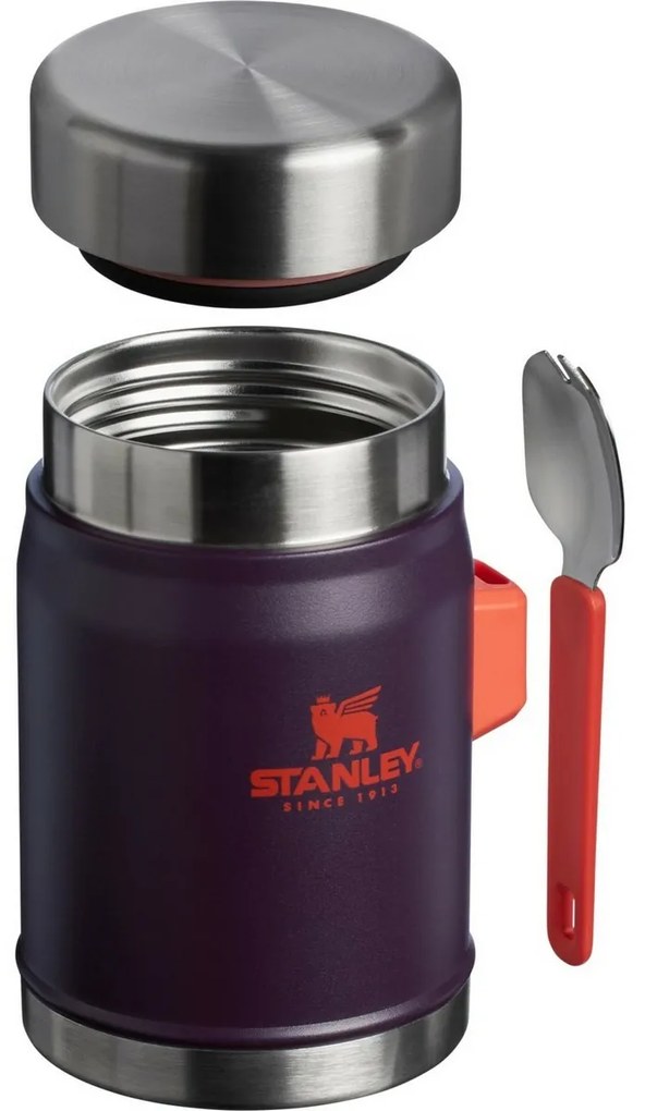 Termos Stanley Dining 400 ml z łyżką/widelcemŚliwka