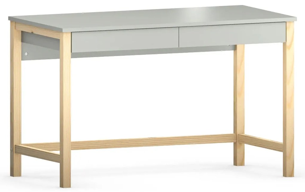 Szare biurko do pokoju dziecięcego S0-P17