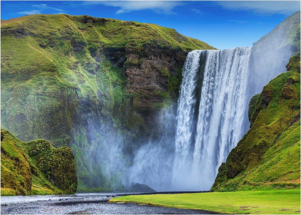 Obraz - Wodospad Seljalandsfoss (70x50 cm)