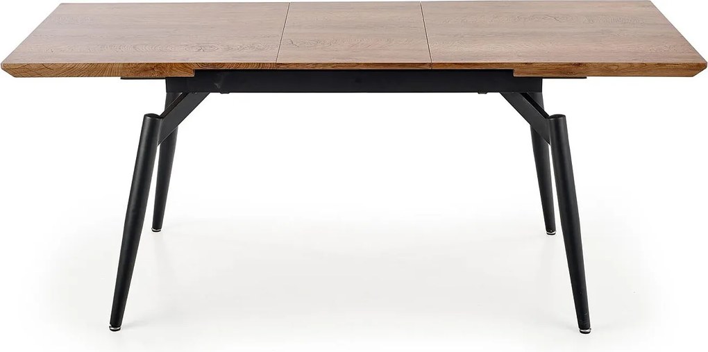 Stół CAMBELL 140(180)x80 dąb naturalny/czarny