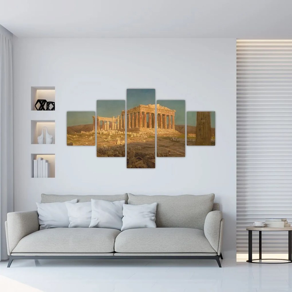 Obraz - Frederic Edwin Church, The Parthenon, reprodukcje (125x70 cm)