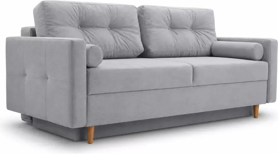 Kanapa 3-osobowa Laveris z funkcją spania 153x189 cm i pojemnikiem na pościel – różne kolory