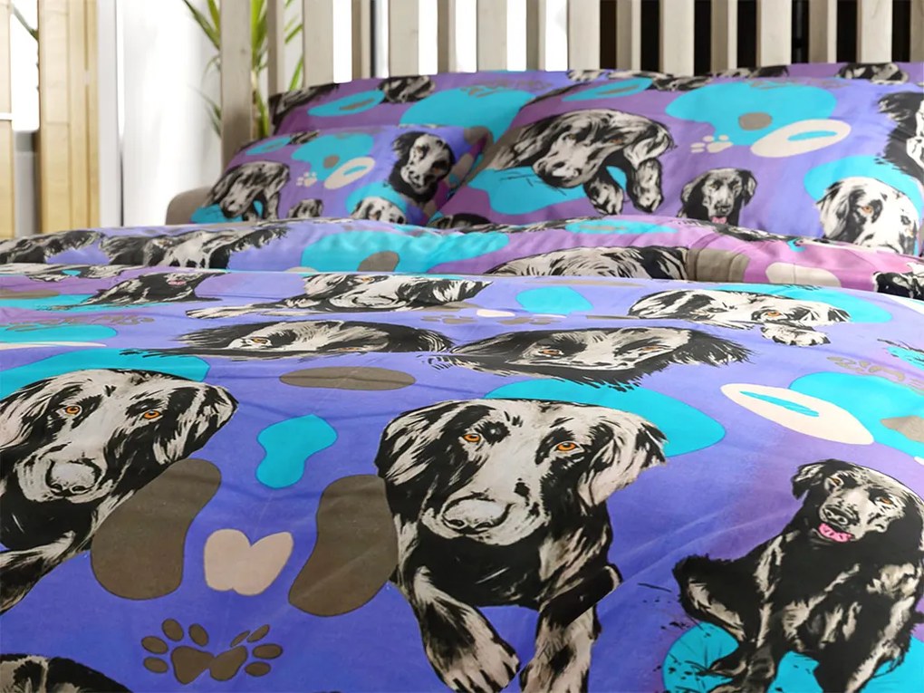 PrzytulneMieszkanie.pl PrzytulneMieszkanie.pl Bawełniana pościel ARTEMIS różowo-fioletowa, 100% bawełna Rozmiar pościeli: 2 szt 70 x 90 cm | 200 x 220 cm