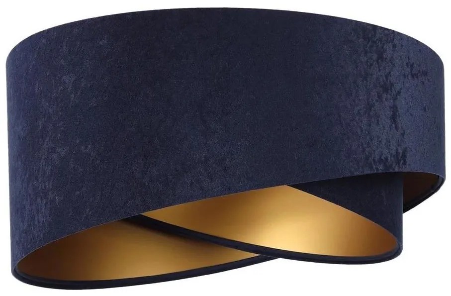 Uniwersalny klosz GALAXY E27 pr. 45 cm niebiesko-złoty