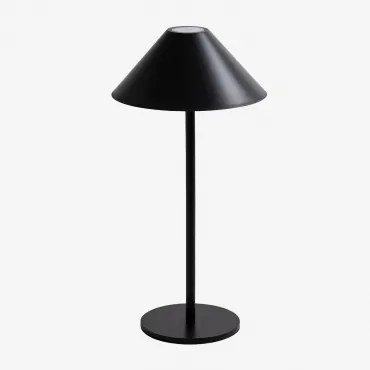 Bezprzewodowa Lampa Stołowa Led Na Zewnątrz Nebida Czarna - Sklum
