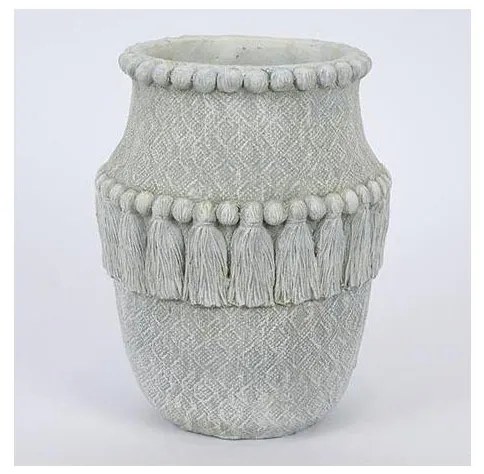 Dekoracyjny dzban szary 25,5x20,5 cm