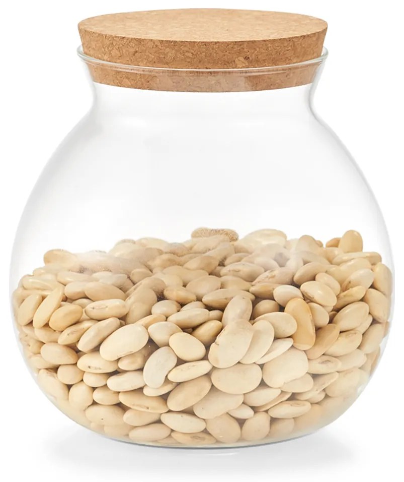 Pękaty słoik zamykany korkiem, 1700 ml