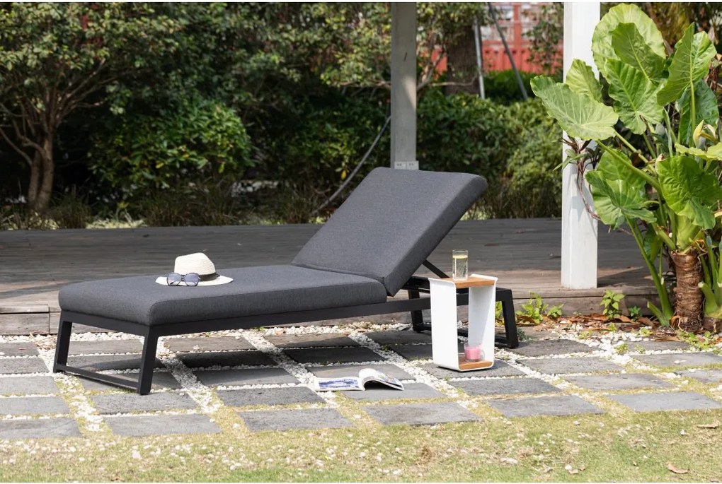 Doppler MELIA LIKA-TEX® leżak ogrodowy antracyt