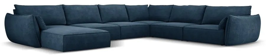 Ciemnoniebieski narożnik (prawostronny) Vanda – Mazzini Sofas