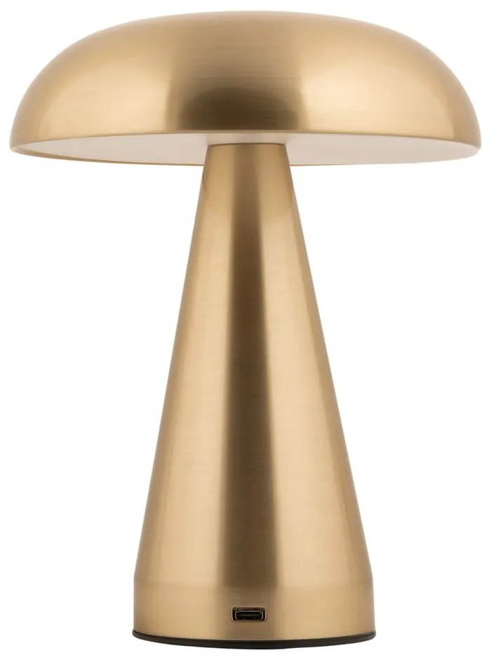 Lampa stołowa LED w kolorze złota ze ściemniaczem i metalowym kloszem (wysokość 20,5 cm) Rachel – Leitmotiv