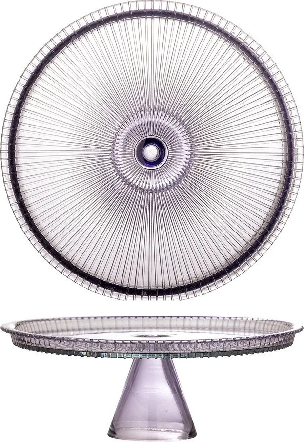 Szklany półmisek z kloszem Tayo – Bloomingville