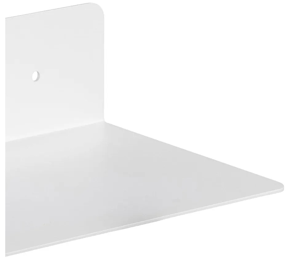 Biała metalowa półka ścienna Actona Joliet, szer. 50 cm