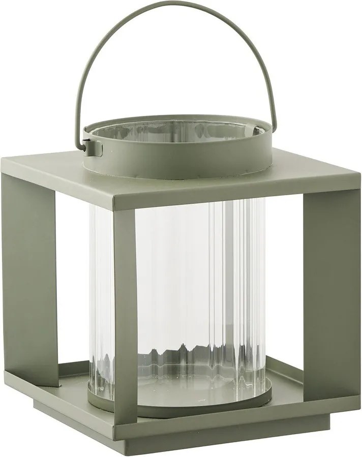 Metalowo-szklany lampion (wysokość 20,5 cm) Lohals – House Nordic