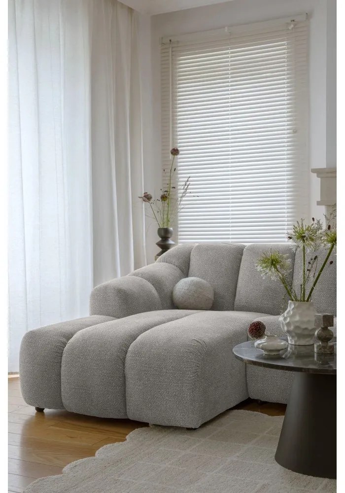 Jasnoszary narożnik (prawostronny/w kształcie litery U) Shell – Miuform