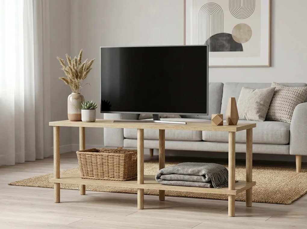 Szafka RTV SOLE 120 cm, dąb sonoma