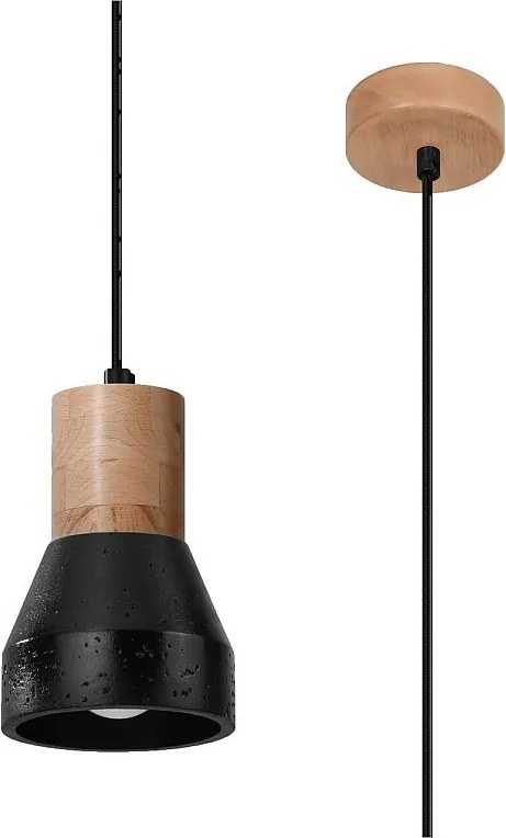 Lampa wisząca QUBIC czarna