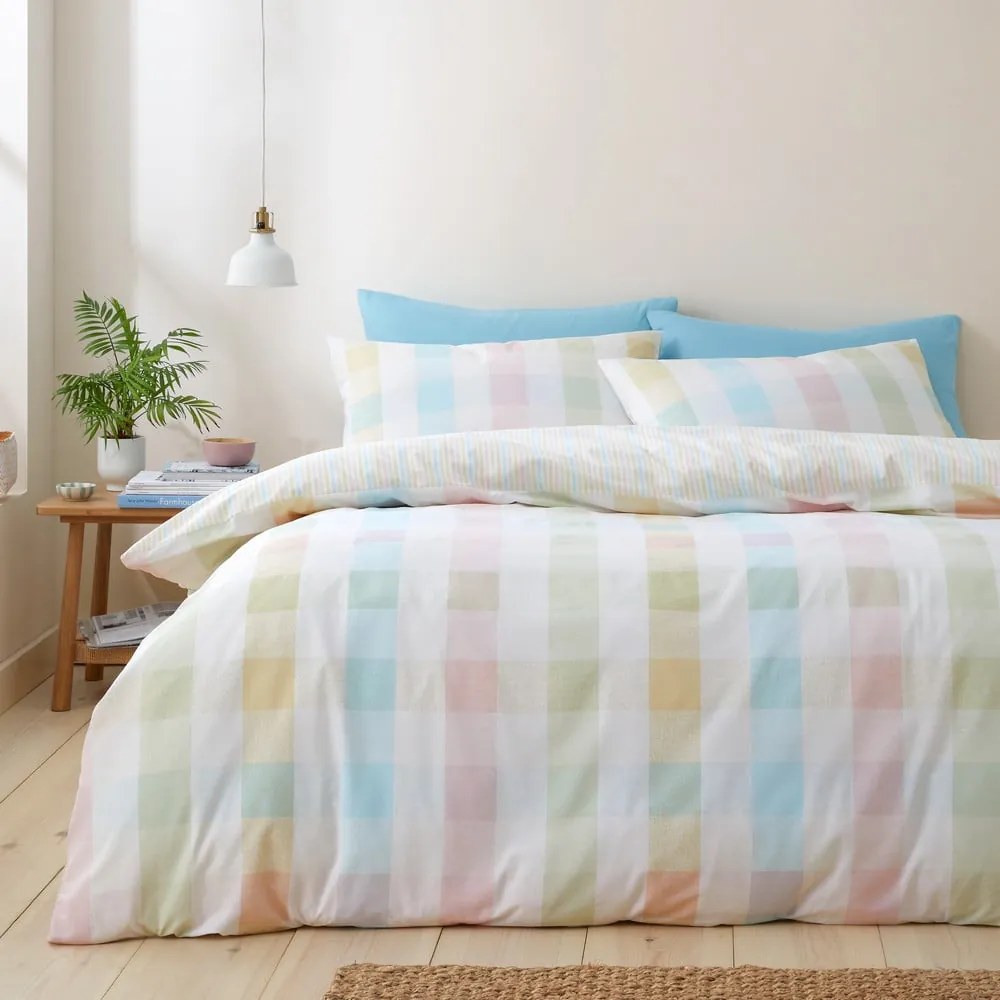 Pościel dwuosobowa 200x200 cm Spring Check – Catherine Lansfield
