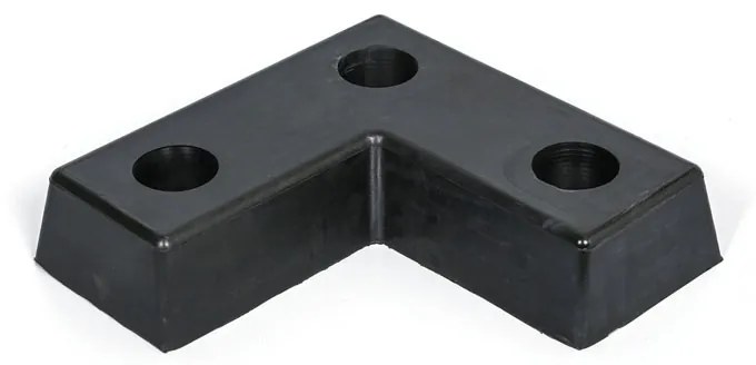 Odbój gumowy do ramp, 460 x 460 x 100 mm