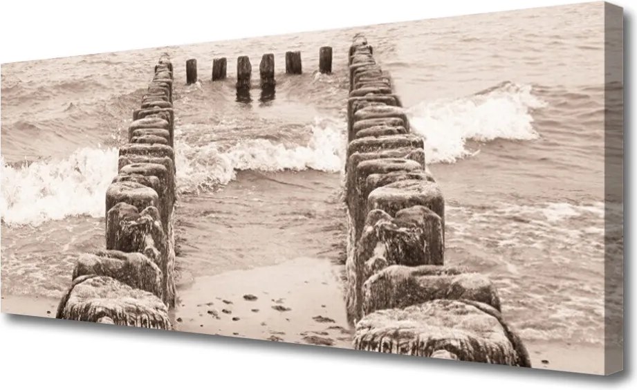 Fotoobraz na płótnie Nowoczesny Dom nad Oceanem